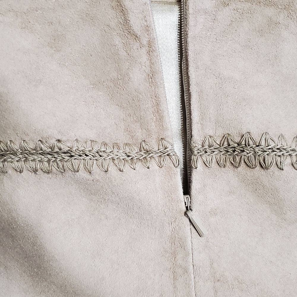 Inc Shell Genuine Leather Size 8 Skirt View 5